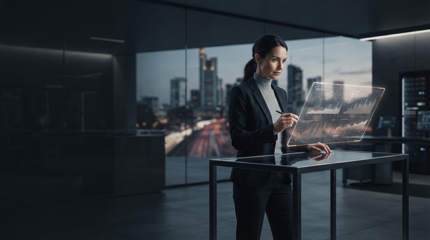 BorvikaAI Datenvisualisierung eines KI-gestützten Risikomanagement-Systems